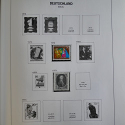 Collection timbres d'Allemagne Reich - Berlin en un album DAVO.