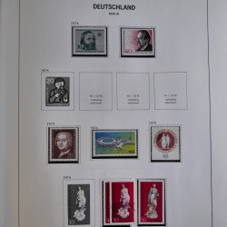 Collection timbres d'Allemagne Reich - Berlin en un album DAVO.