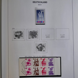 Collection timbres d'Allemagne Reich - Berlin en un album DAVO.