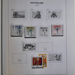 Collection timbres d'Allemagne Reich - Berlin en un album DAVO.