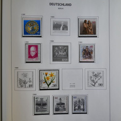 Collection timbres d'Allemagne Reich - Berlin en un album DAVO.