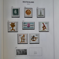 Collection timbres d'Allemagne Reich - Berlin en un album DAVO.