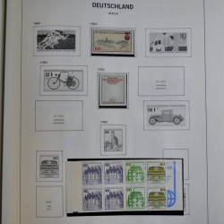 Collection timbres d'Allemagne Reich - Berlin en un album DAVO.