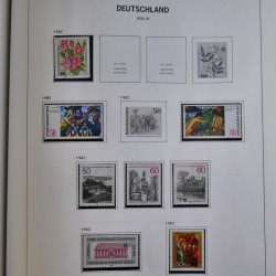 Collection timbres d'Allemagne Reich - Berlin en un album DAVO.