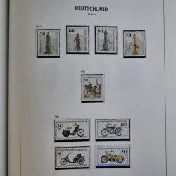 Collection timbres d'Allemagne Reich - Berlin en un album DAVO.