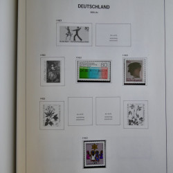 Collection timbres d'Allemagne Reich - Berlin en un album DAVO.