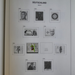 Collection timbres d'Allemagne Reich - Berlin en un album DAVO.