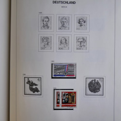 Collection timbres d'Allemagne Reich - Berlin en un album DAVO.