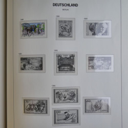 Collection timbres d'Allemagne Reich - Berlin en un album DAVO.