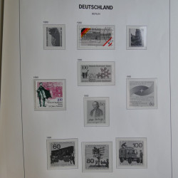 Collection timbres d'Allemagne Reich - Berlin en un album DAVO.