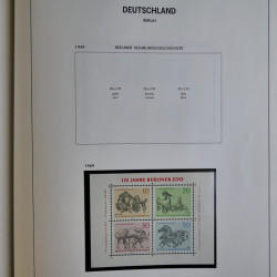 Collection timbres d'Allemagne Reich - Berlin en un album DAVO.