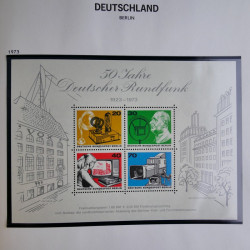 Collection timbres d'Allemagne Reich - Berlin en un album DAVO.