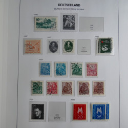 Collection timbres d'Allemagne de l'Est 1949-1974 en 2 albums DAVO.