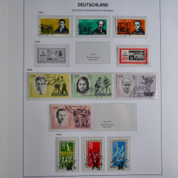 Collection timbres d'Allemagne de l'Est 1949-1974 en 2 albums DAVO.
