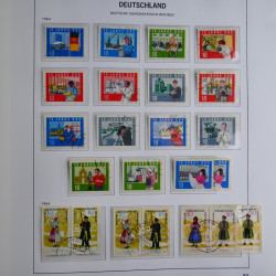 Collection timbres d'Allemagne de l'Est 1949-1974 en 2 albums DAVO.
