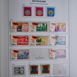 Collection timbres d'Allemagne de l'Est 1949-1974 en 2 albums DAVO.