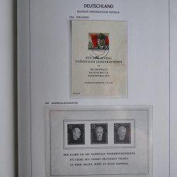 Collection timbres d'Allemagne de l'Est 1949-1974 en 2 albums DAVO.