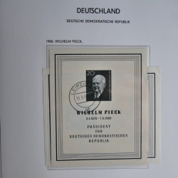 Collection timbres d'Allemagne de l'Est 1949-1974 en 2 albums DAVO.