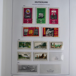 Collection timbres d'Allemagne de l'Est 1949-1974 en 2 albums DAVO.