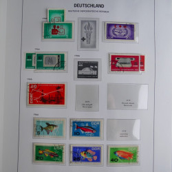 Collection timbres d'Allemagne de l'Est 1949-1974 en 2 albums DAVO.