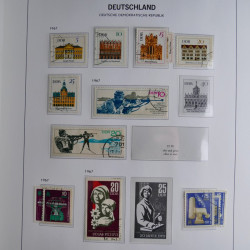 Collection timbres d'Allemagne de l'Est 1949-1974 en 2 albums DAVO.