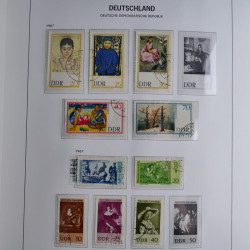 Collection timbres d'Allemagne de l'Est 1949-1974 en 2 albums DAVO.