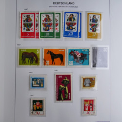 Collection timbres d'Allemagne de l'Est 1949-1974 en 2 albums DAVO.