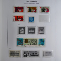 Collection timbres d'Allemagne de l'Est 1949-1974 en 2 albums DAVO.