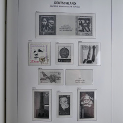 Collection timbres d'Allemagne de l'Est 1949-1974 en 2 albums DAVO.