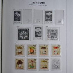 Collection timbres d'Allemagne de l'Est 1949-1974 en 2 albums DAVO.
