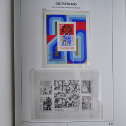 Collection timbres d'Allemagne de l'Est 1949-1974 en 2 albums DAVO.