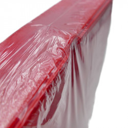 Lot de 3 albums Initia Yvert rouge à 4 anneaux.
