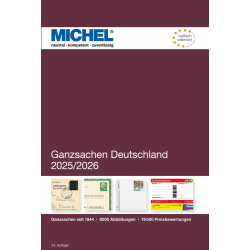 Catalogue Michel Allemagne Entiers postaux 2025-2026.