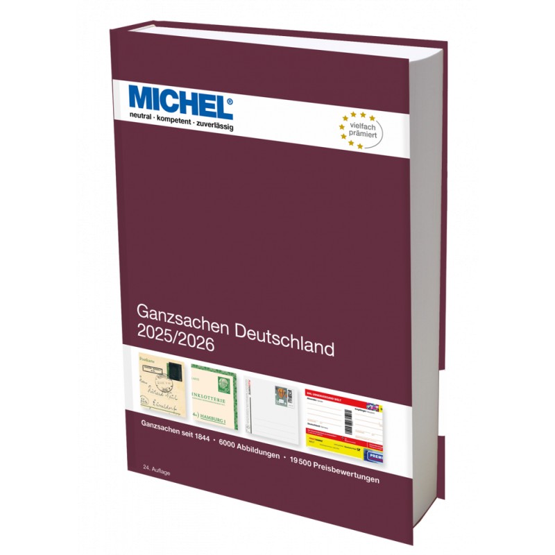 Catalogue Michel Allemagne Entiers postaux 2025-2026.