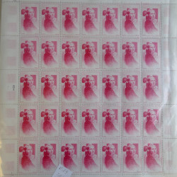 Lot de divers feuilles de timbres de France dont vignette expo N°19 en album.