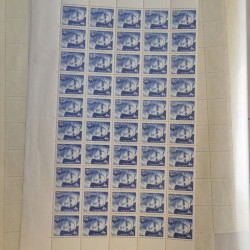 Lot de divers feuilles de timbres de France dont vignette expo N°19 en album.