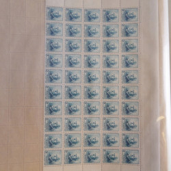 Lot de divers feuilles de timbres de France dont vignette expo N°19 en album.