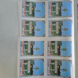 Lot de timbres en feuilles divers pays, thématiques, variétés en album.