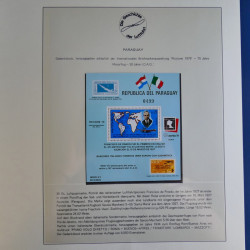 Collection timbres Histoire de l'aviation en album Lindner.