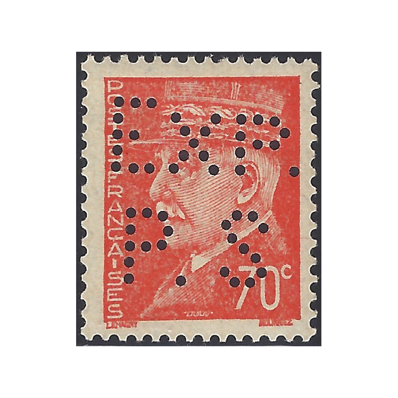 Exposition philatélique de Saumur timbre de France perforé N°511d neuf**.