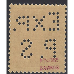 Exposition philatélique de Saumur timbre de France perforé N°511d neuf**.