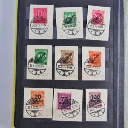 Vrac philatélique de timbres du monde en un carton.