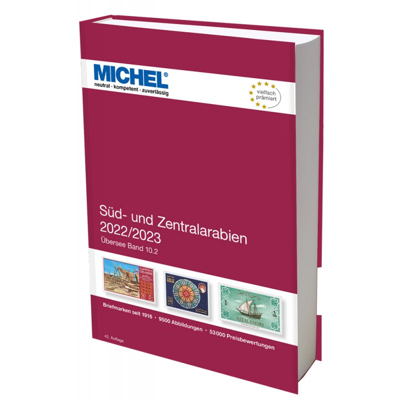Catalogue Michel timbres d'Arabie centrale et sud 2022-2023.