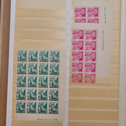 Lot de timbres d'Allemagne zones d'occupation neufs en un album.