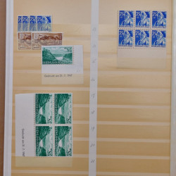 Lot de timbres d'Allemagne zones d'occupation neufs en un album.