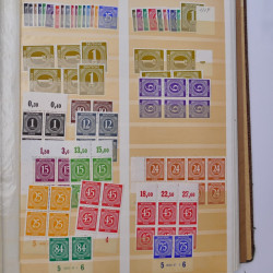 Lot de timbres d'Allemagne zones d'occupation neufs en un album.