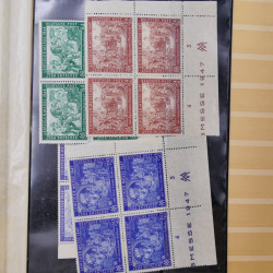 Lot de timbres d'Allemagne zones d'occupation neufs en un album.
