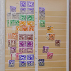 Lot de timbres d'Allemagne zones d'occupation neufs en un album.