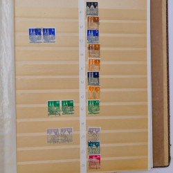 Lot de timbres d'Allemagne zones d'occupation neufs en un album.