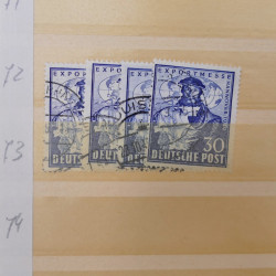 Lot de timbres d'Allemagne zones d'occupation neufs en un album.